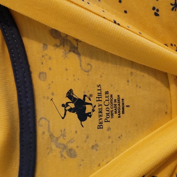 Beverly Hills PoloClub 8 Yellow Lizard & Blue Set - Picture 6 of 6